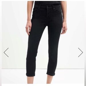 7 For All Mankind Josefina Skinny Boyfriend in Black.
